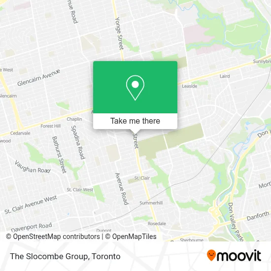 The Slocombe Group map