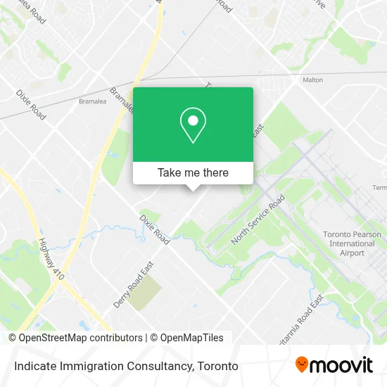 Indicate Immigration Consultancy map