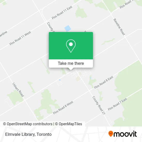 Elmvale Library map