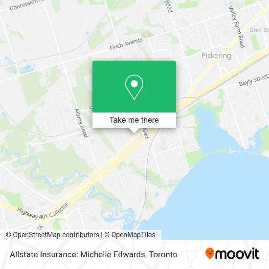 Allstate Insurance: Michelle Edwards map