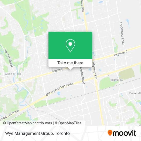 Wye Management Group map