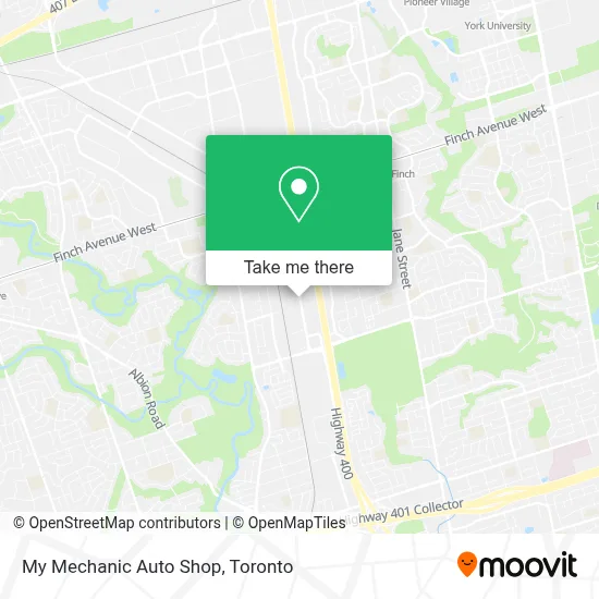 My Mechanic Auto Shop map