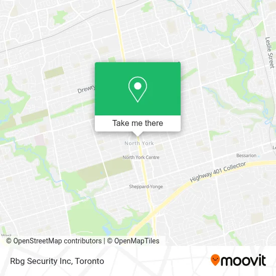 Rbg Security Inc map