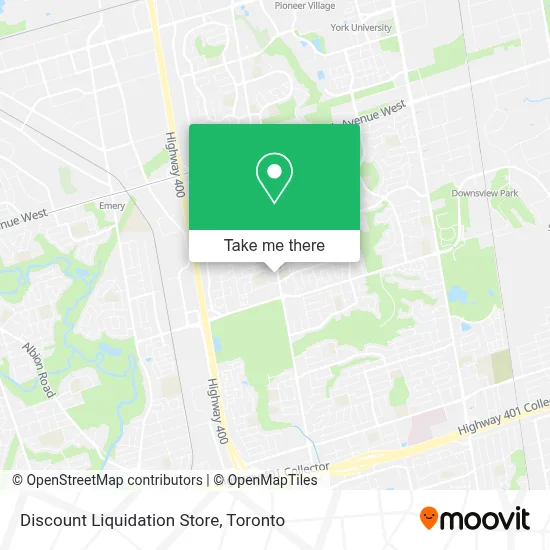 Discount Liquidation Store map
