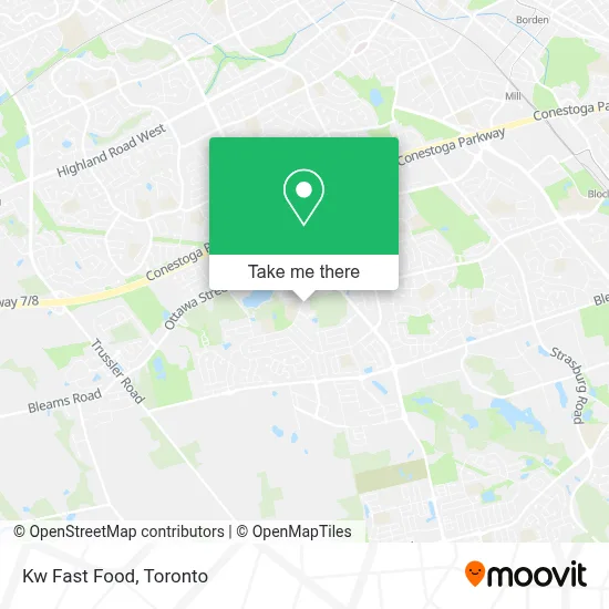 Kw Fast Food map
