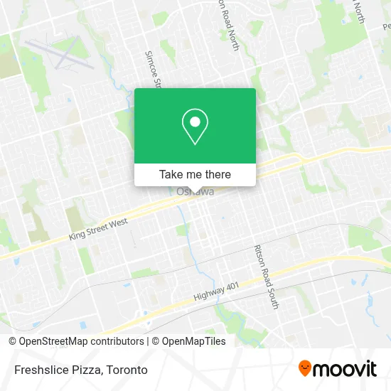 Freshslice Pizza map