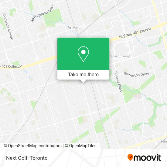 Next Golf map