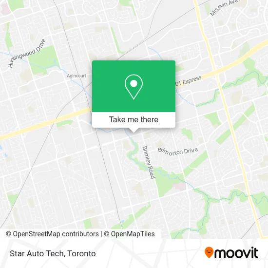 Star Auto Tech map