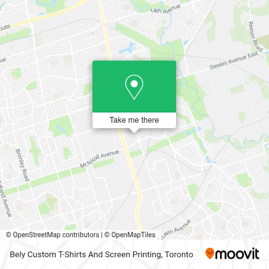 Bely Custom T-Shirts And Screen Printing map