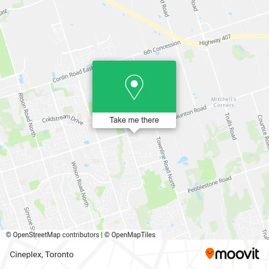 Cineplex map