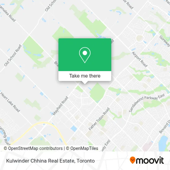Kulwinder Chhina Real Estate map