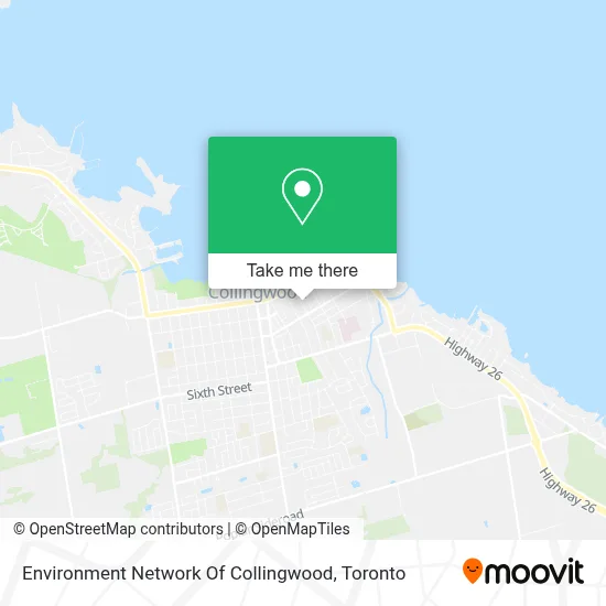 Environment Network Of Collingwood map