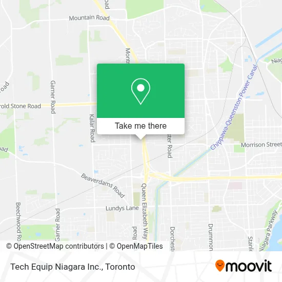 Tech Equip Niagara Inc. map
