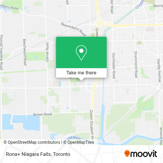 Rona+ Niagara Falls map