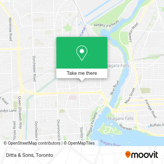 Ditta & Sons map
