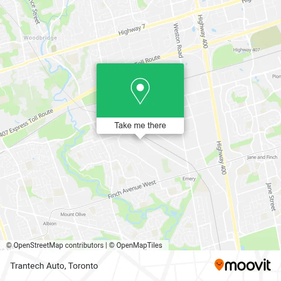 Trantech Auto map