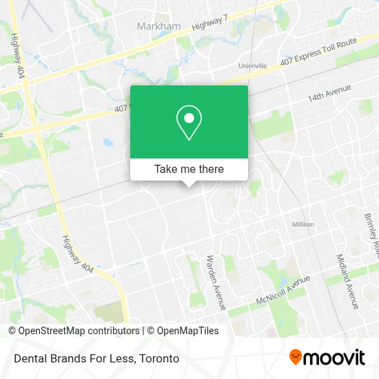 Dental Brands For Less map