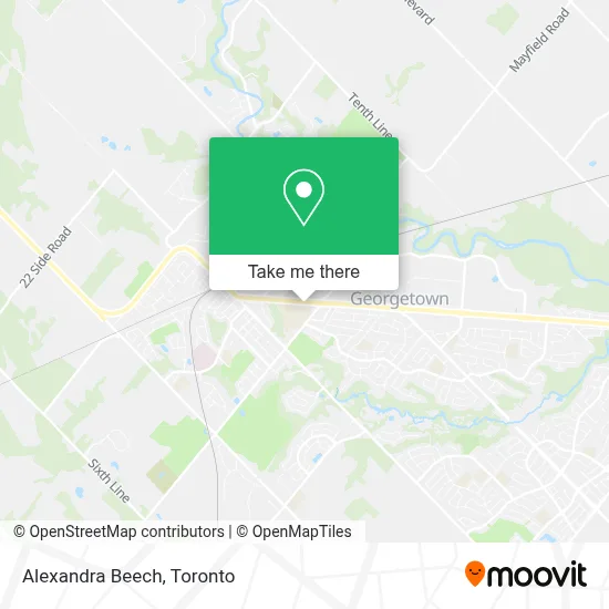 Alexandra Beech map