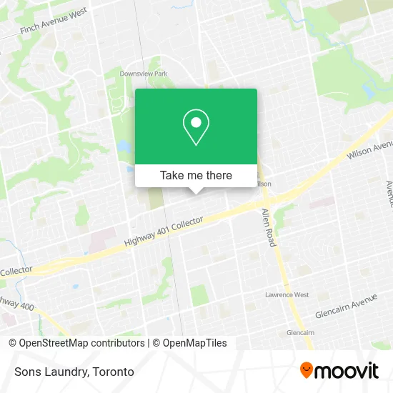 Sons Laundry map
