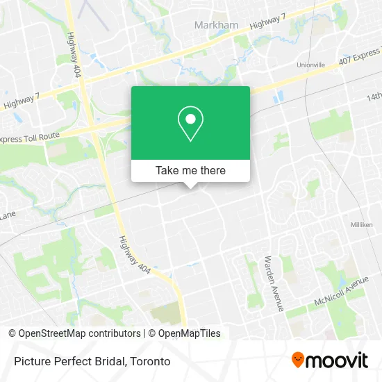 Picture Perfect Bridal map