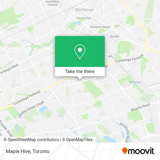 Maple Hive map