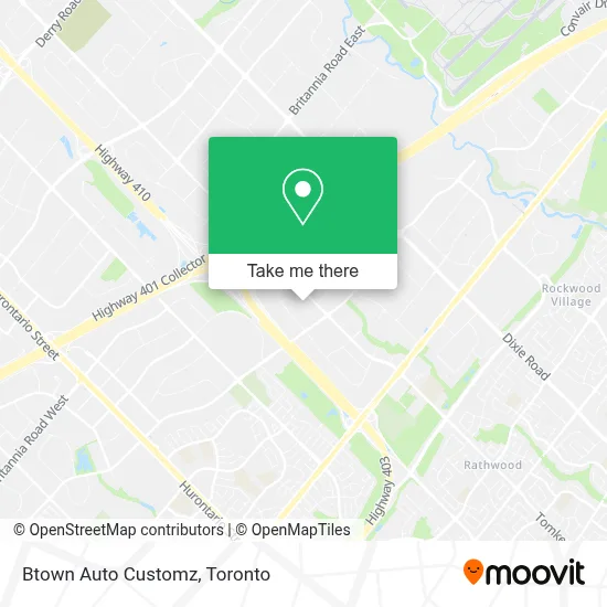 Btown Auto Customz map