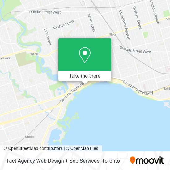 Tact Agency Web Design + Seo Services map