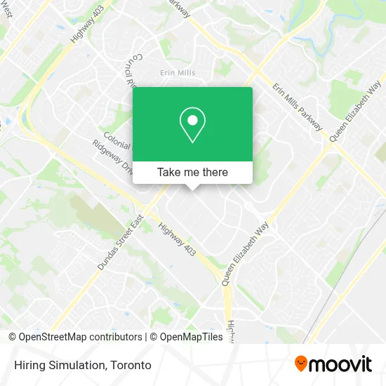 Hiring Simulation map