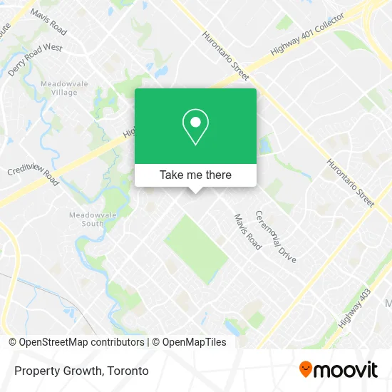 Property Growth map