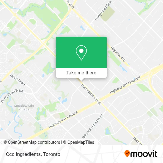 Ccc Ingredients map