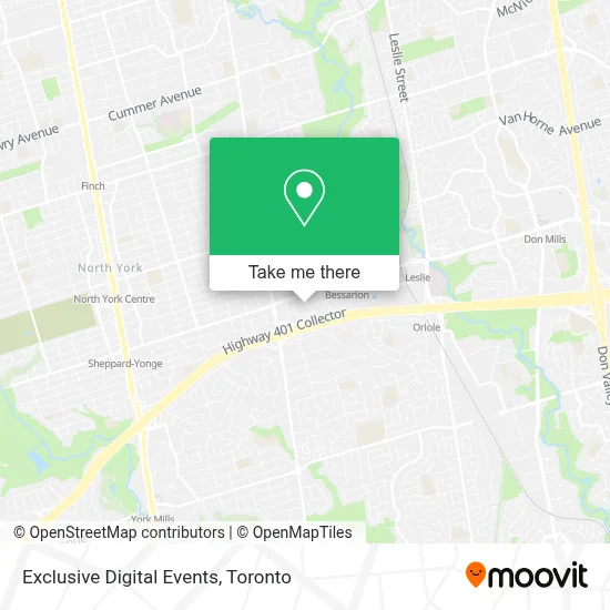 Exclusive Digital Events map
