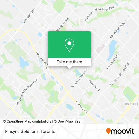 Finsync Solutions map