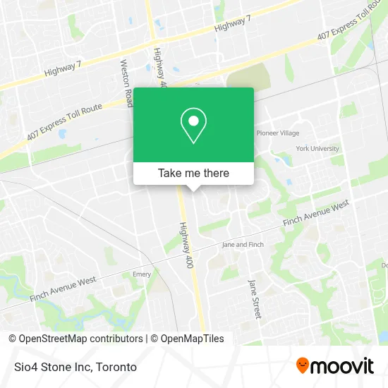 Sio4 Stone Inc map