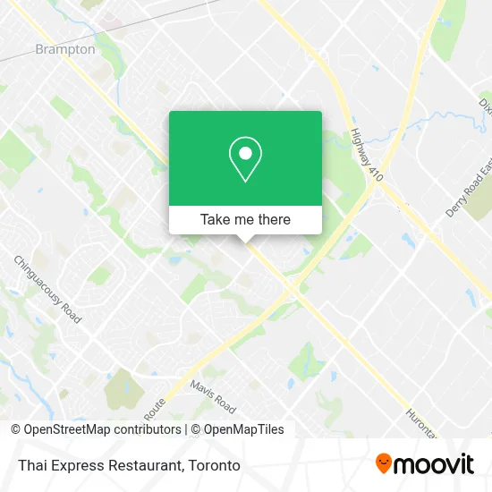 Thai Express Restaurant map