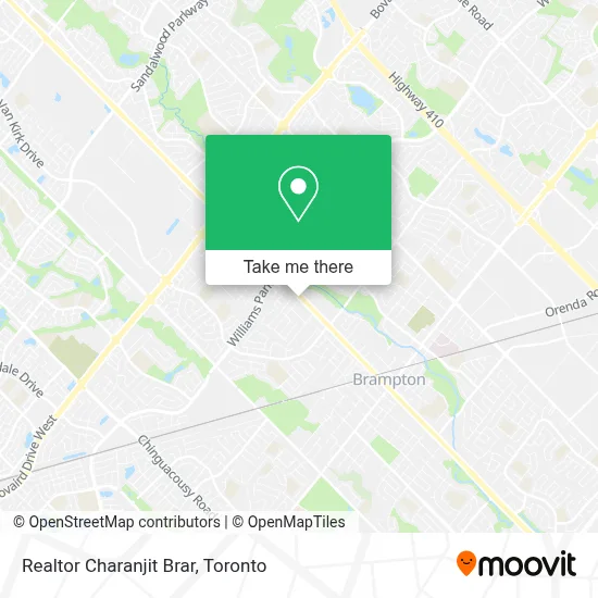 Realtor Charanjit Brar map