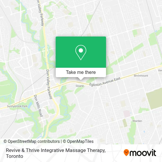Revive & Thrive Integrative Massage Therapy map