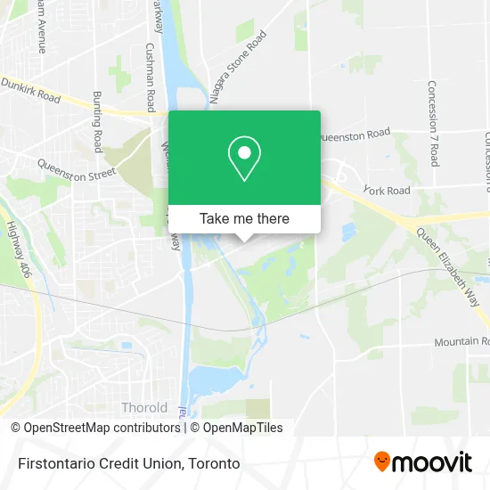 Firstontario Credit Union map