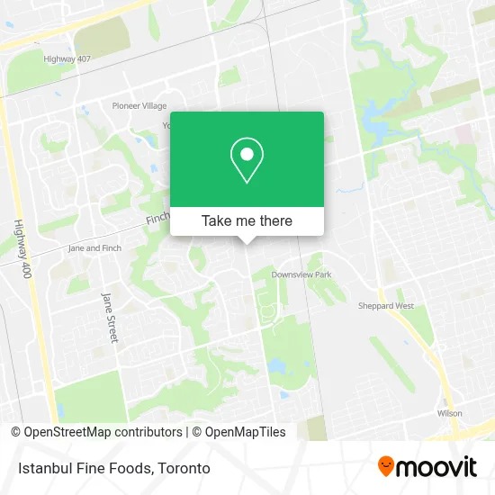 Istanbul Fine Foods map