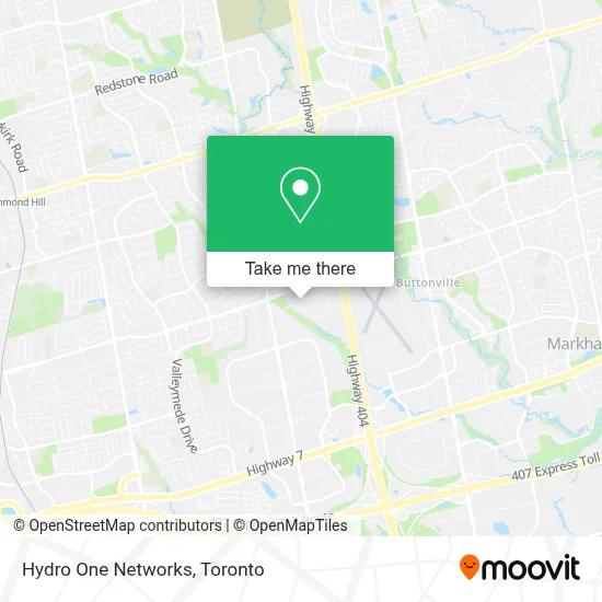 Hydro One Networks map