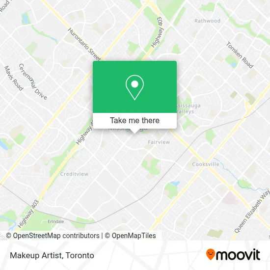 Makeup Artist map