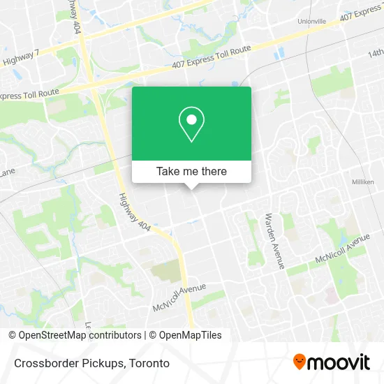 Crossborder Pickups map