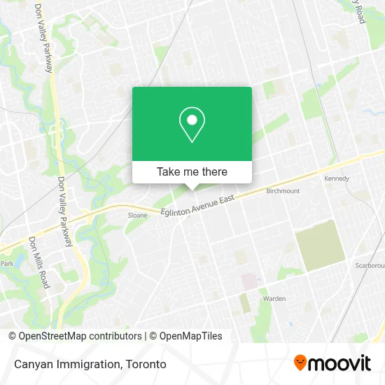 Canyan Immigration map
