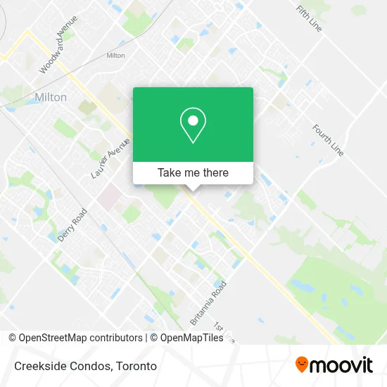 Creekside Condos map
