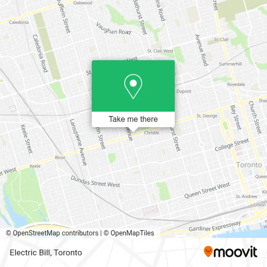 Electric Bill map