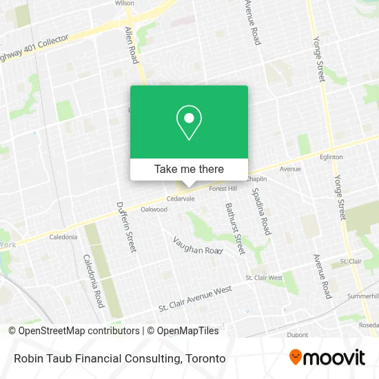 Robin Taub Financial Consulting map
