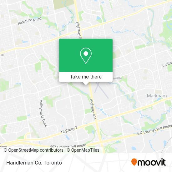 Handleman Co map