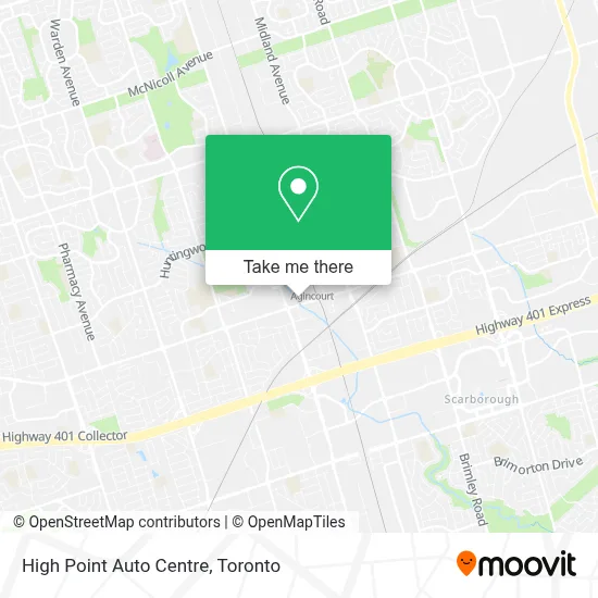 High Point Auto Centre plan