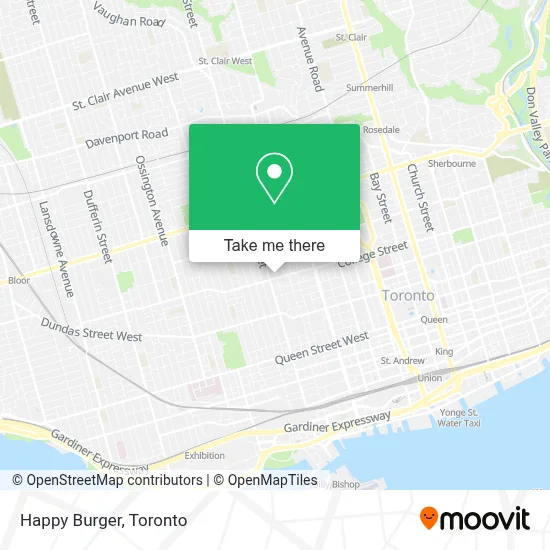 Happy Burger map