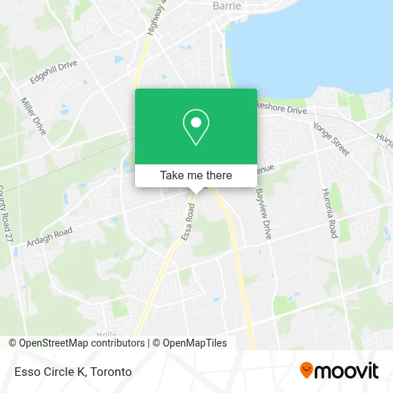 Esso Circle K map