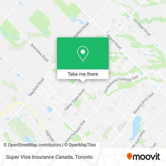 Super Visa Insurance Canada map